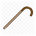 Stock Spazierstocke Spazierstock Symbol