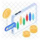 Stock Analysis Bitcoin Icon