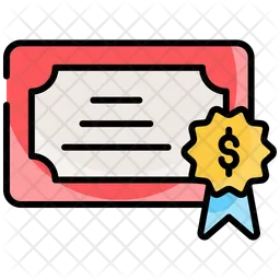 Stock certificate  Icon