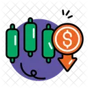 Stock Decrease Icon