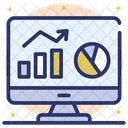 Online Data Data Analytics Infographic Icon
