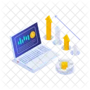 Stock Exchange Candlestick Trading Icon