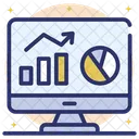 Online Data Data Analytics Infographic Icon