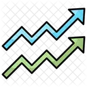 Acciones Grafico Finanzas Icono