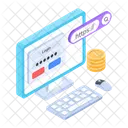 Stock Analysis Bitcoin Icon