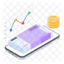 Stock Analysis Bitcoin Icon