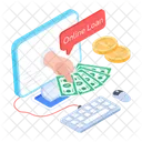Stock Analysis Bitcoin Icon