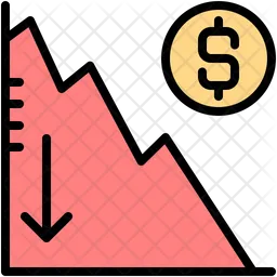Stock loss  Icon