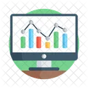 Stock Market Online Data Data Analytics Icon