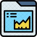 Stock Market Big Data Analysis Icon