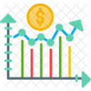 Stock Market Chart Analytics Chart Icon
