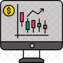 Stock Market Graph  Icon