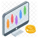 Stock Market Trading Crypto Market Icon