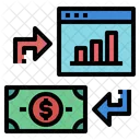 Website Grpah Money Icon