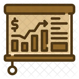 Stock Market Presentation  Icon