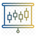 Stock Market Presentation Stock Market Candle Icon