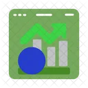 Stock Market Website Stockmarket Webpage Investment Icon