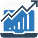 Business Financial Laptop Icon