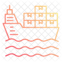 Navire de stock  Icône