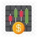 Stock Prices Prices Candlestick Icon