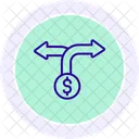 Stock Split Market Icon