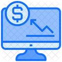 Earning Business Stock Trading Icon