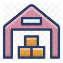 Stock Warehouse Storeroom Storehouse Icon