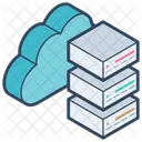 Stockage Cloud Cloud Computing Technologie Cloud Icon