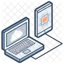 Stockage Cloud Cloud Computing Technologie Cloud Icon