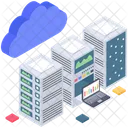 Stockage Cloud Cloud Computing Technologie Cloud Icon