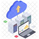 Stockage Cloud Cloud Computing Technologie Cloud Icon