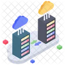 Stockage Cloud Cloud Computing Technologie Cloud Icon