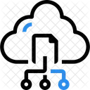 Stockage en ligne  Icône