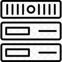 Stockage De Donnees Peripherique De Stockage De Donnees Base De Donnees Icône