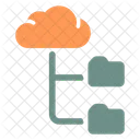 Stockage en ligne  Icône