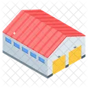 Stockroom Warehouse Supply House Icon