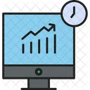 Stocks analytics  Icon
