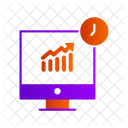 Stocks analytics  Icon