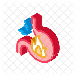 Stomach Heartburn  Icon