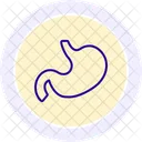 Stomach Black Outline Icon Icon