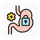 Stomach Working Stop Stomach Work Icon