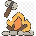 Stone Age Bonfire Icon