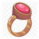 Jewel Stone Ring Icon