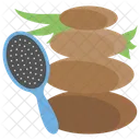 Stone Therapy Spa Massage Stone Pebbles Icon