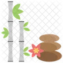 Stone Therapy Spa Massage Stone Pebbles Icon