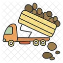 Stone Truck Automobile Automotive Icon