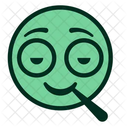 STONED SMILEY Emoji Icon