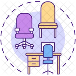 Stools and chairs  Icon