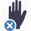 Stop Hand Finger Icon