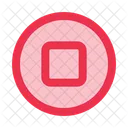 Stop Square Button Icon